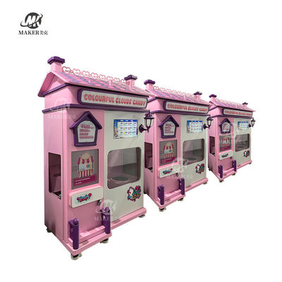 Customize Highly Interactive Floss Cotton Candy Vending Machine With LCD Screen